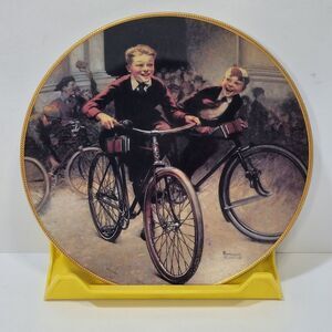 1991 Norman Rockwell Schools Out Decorative Plate
